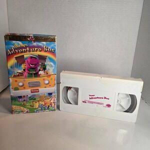 Barney Friends VHS 1997 Video Tape Adventure Bus Classic Collection Cartoon Film